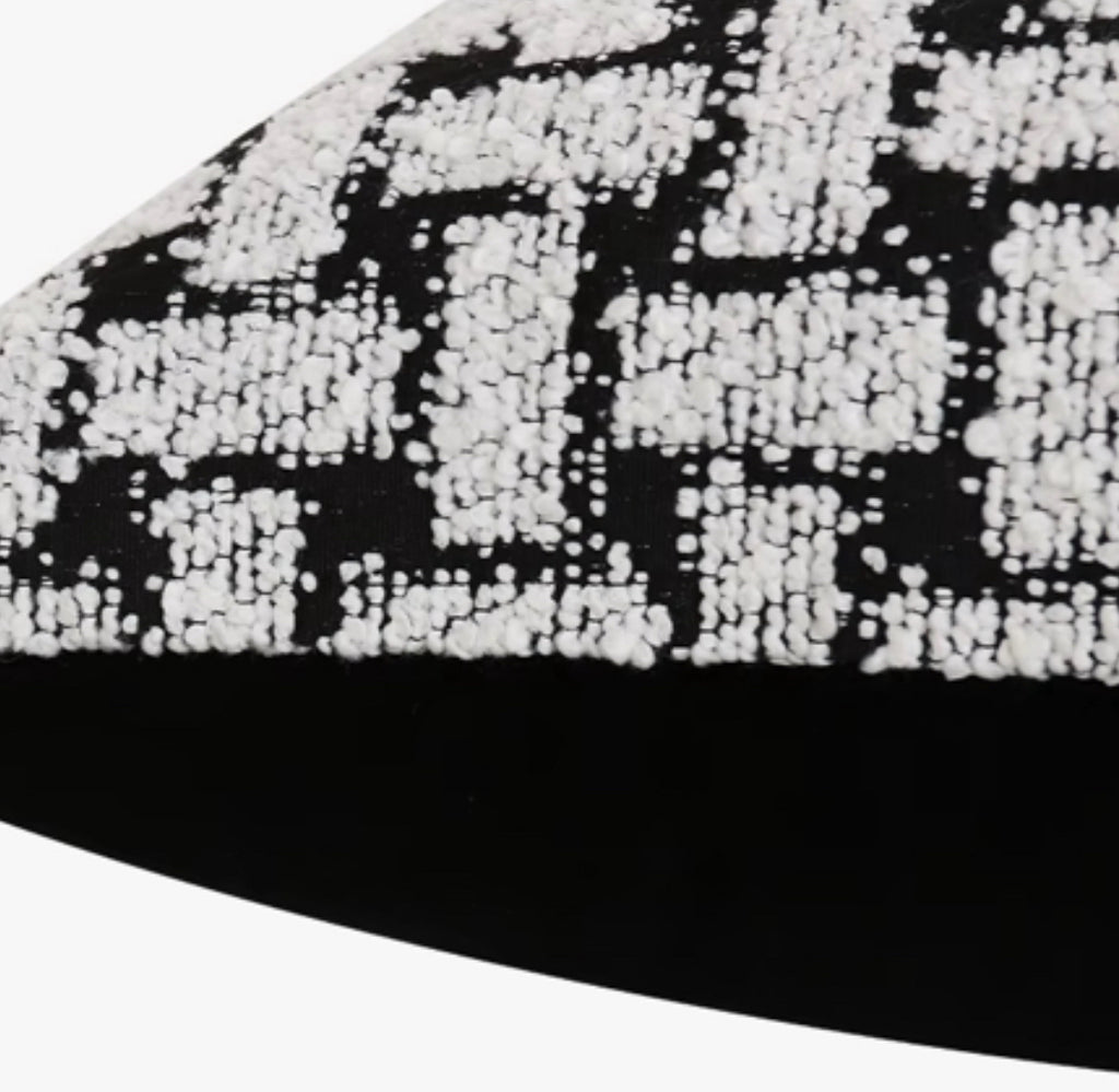 Black Tiles Cushion