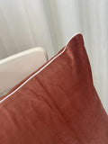 Rust Velvet European Pillowcase