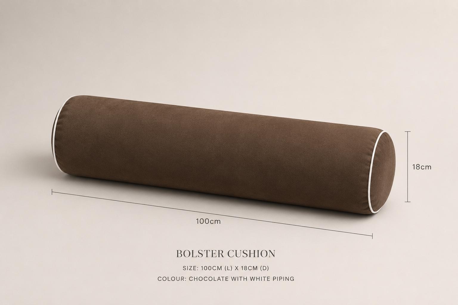 PRE-ORDER | Brown Velvet Bolster