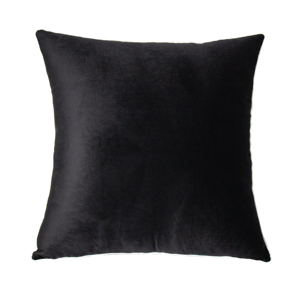 Black Velvet European Pillowcase