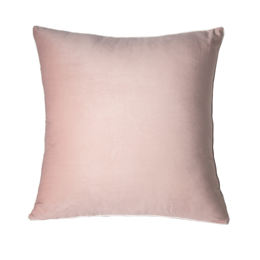 Soft Pink Velvet European Pillowcase