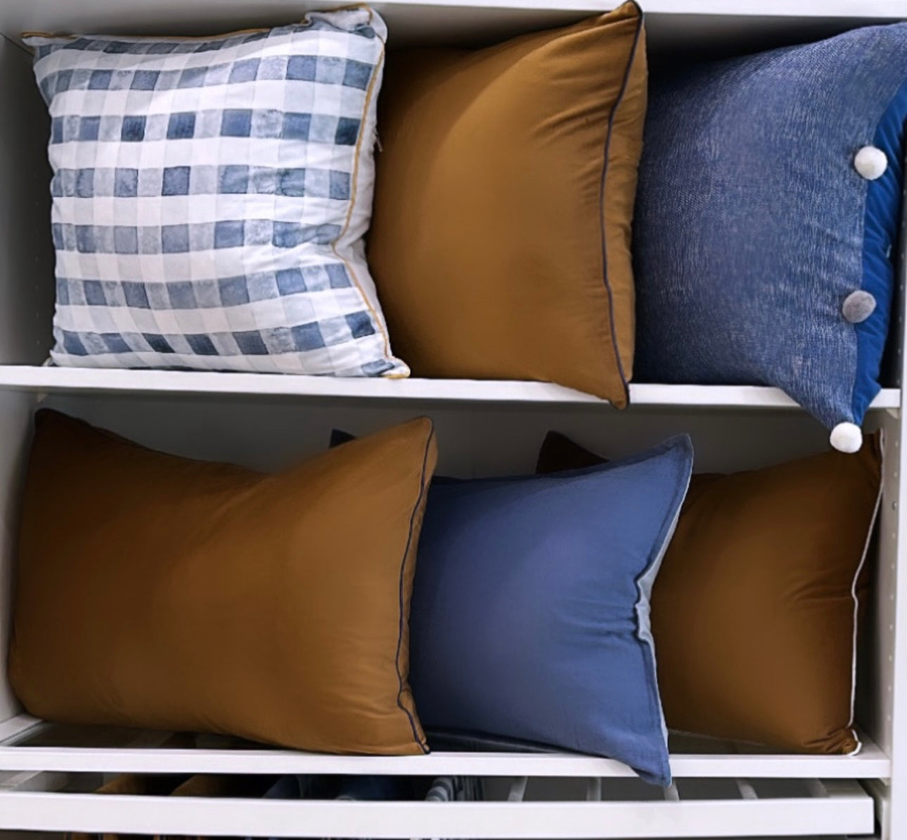 Tan Velvet Cushion