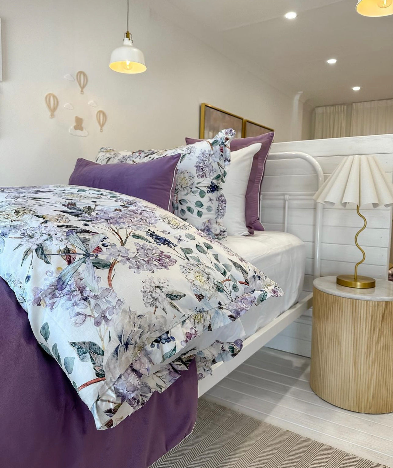 Purple Velvet Cushion