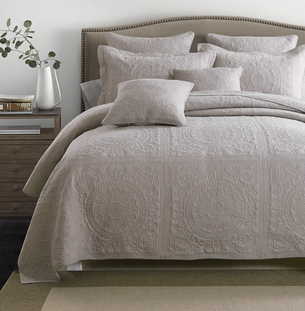 Louie Taupe Coverlet