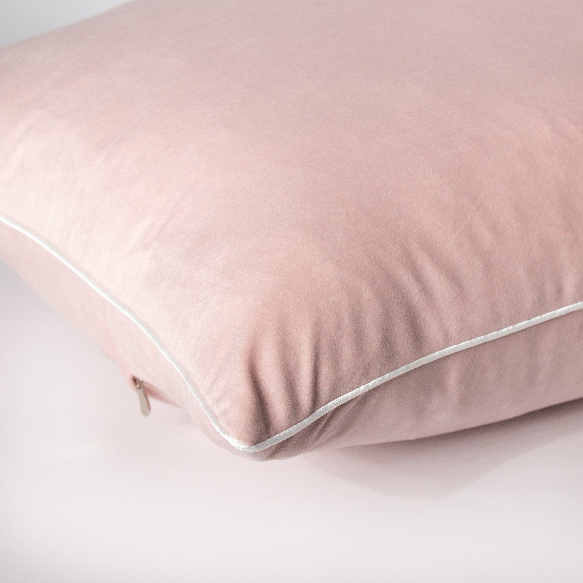 Soft Pink Velvet European Pillowcase