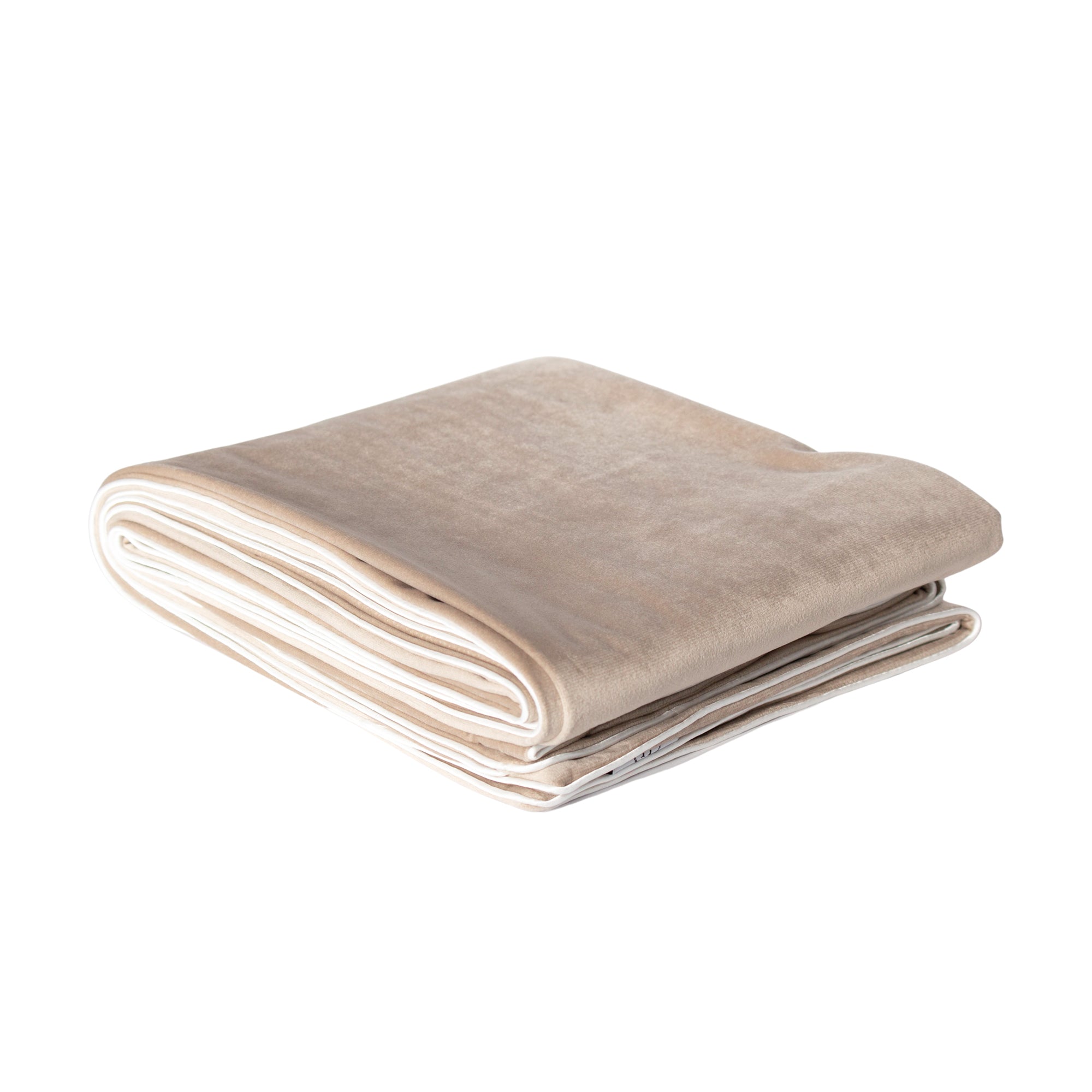 Nude Velvet Throw
